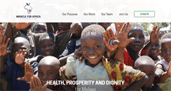 Desktop Screenshot of miracleforafrica.org